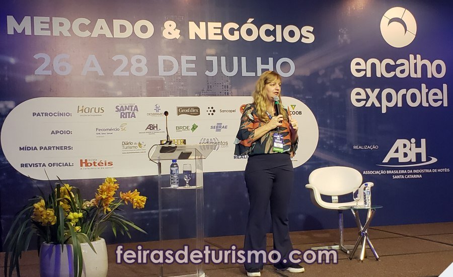 Gabriela Otto no Encatho & Exprotel - Feiras de Turismo 2022