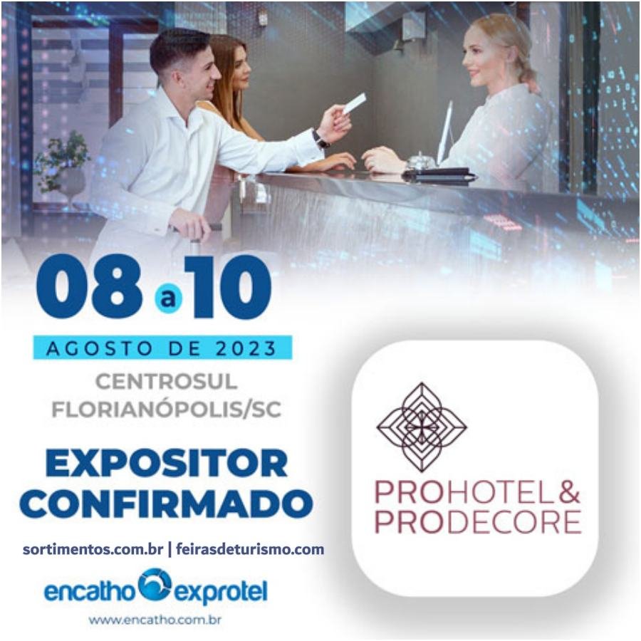 Encatho & Exprotel 2023 : ProHotel & ProDecore destaca estamparia digital, opção sustentável e personalizável na confecção de enxovais decorativos