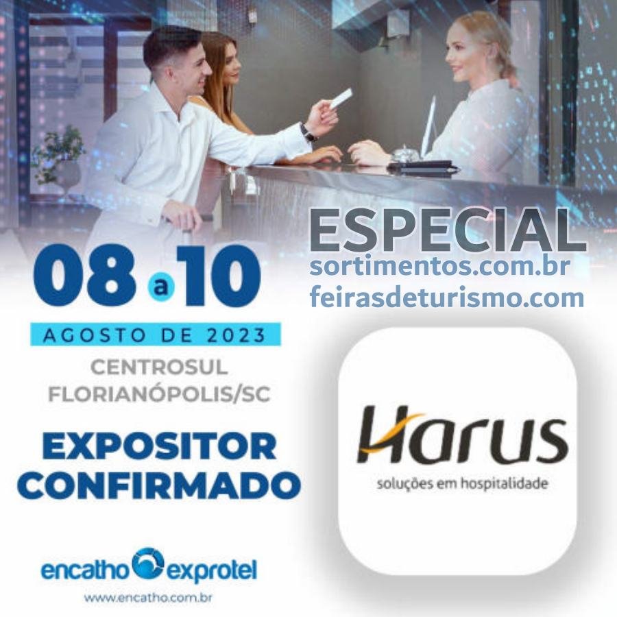 Encatho e Exprotel 2023 - Harus amenities para hotelaria - feiradeturismo.com