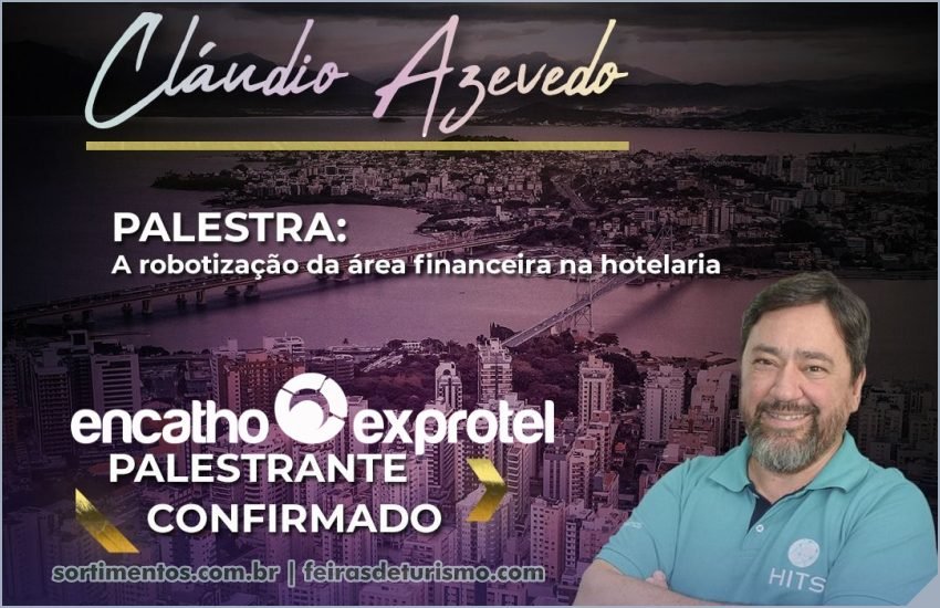 Claudio Azevedo - APP Sistemas no Encatho & Exprotel 2024 - Sortimento Feiras de Turismo