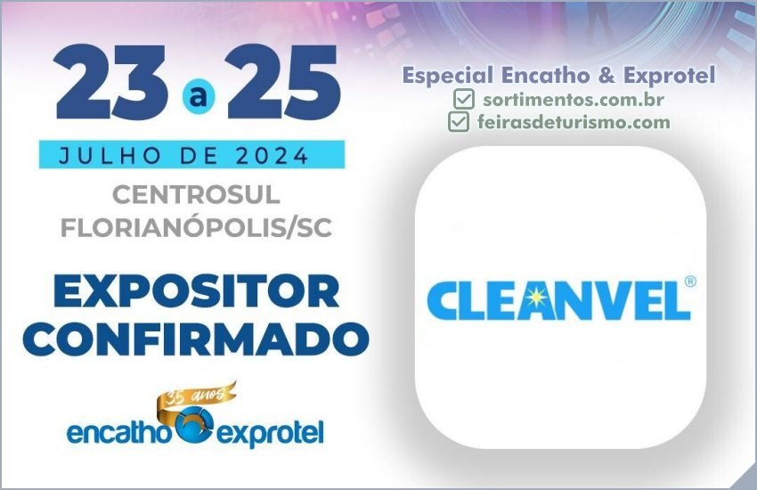 Expositores Encatho & Exprotel 2024 : Cleanvel, produtos de higiene e limpeza