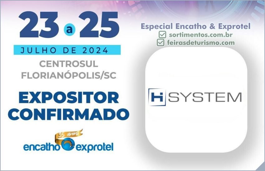 Expositores Encatho & Exprotel 2024 : HSystem Tecnologia