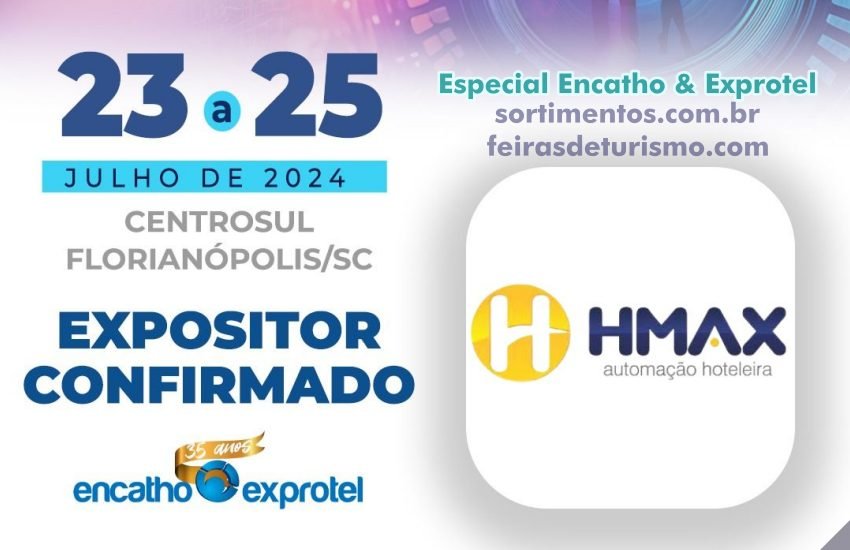 Expositores Encatho & Exprotel 2024 : HMAX Automação Hoteleira