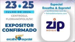 ZIP Móveis no Encatho & Exprotel 2024 - evento e feira do setor hoteleiro e de turismo