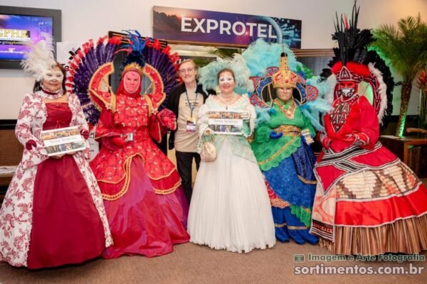 Carnevale Di Venezia em Nova Veneza no Encatho & Exprotel - Feiras de Turismo