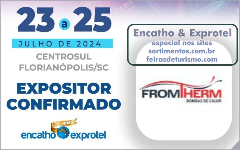 Fromtherm no Encatho & Exprotel 2024 - evento e feira para hotelaria e turismo