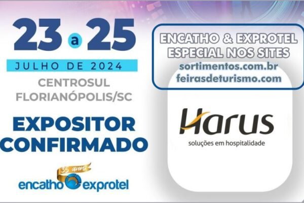 Harus - Soluções para Hospitalidade no Encatho & Exprotel 2024 evento e feira da ABIH-SC