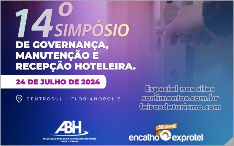 Encatho & Exprotel 2024 : programação do Simpósio de Governança, Manutenção e Recepção Hoteleira