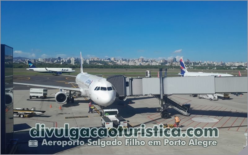 Aeroporto Salgado Filho em Porto Alegre - https://divulgacaoturistica.com