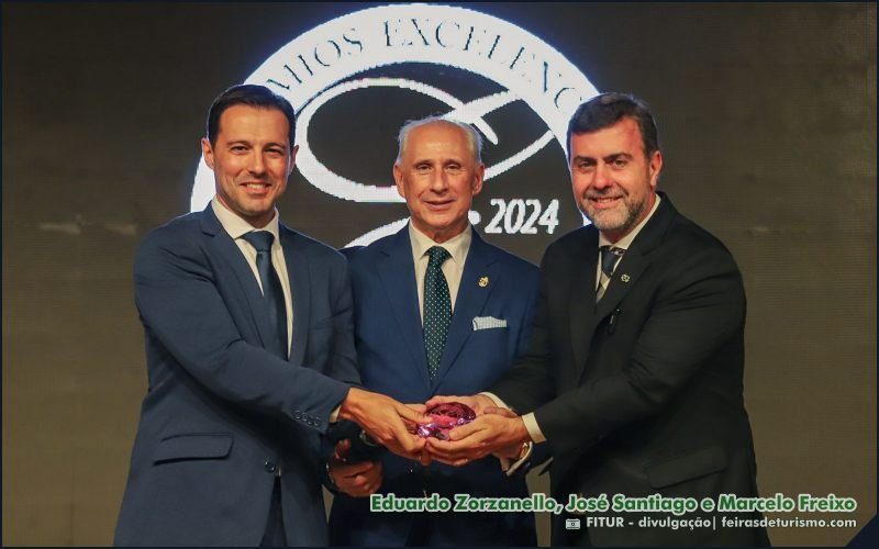 Embratur recebe troféu Silvia Zorzanello durante a Fitur – Feira Internacional de Turismo, em Madri, na Espanha