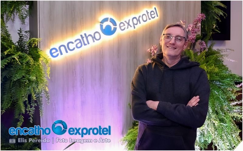 Fábio Juchen no Encatho & Exprotel - evento e feira da ABIH-SC em Florianópolis/SC