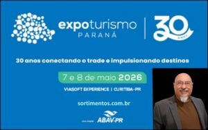 Palestra de Ariel Figueroa na Expo Turismo Paraná 2026 - feirascomerciais.com