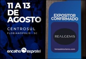 Realgems Cosméticos e Amenities no Encatho & Exprotel 2026 - feirasdeturismo.com