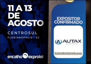 Autax Equipamentos soluções para lavanderias profissionais no Encatho & Exprotel 2026