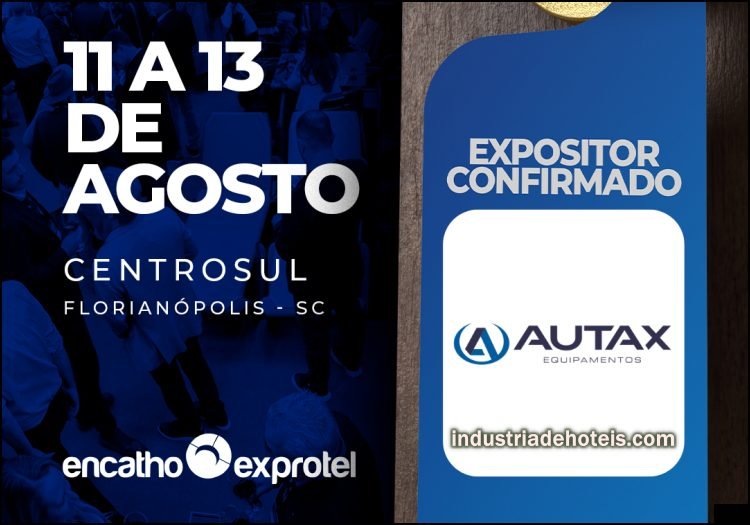 Autax Equipamentos soluções para lavanderias profissionais no Encatho & Exprotel 2026