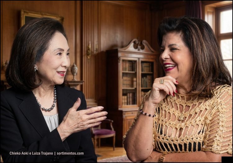 Chieko Aoki e Luiza Trajano no Meeting Festuris 2026