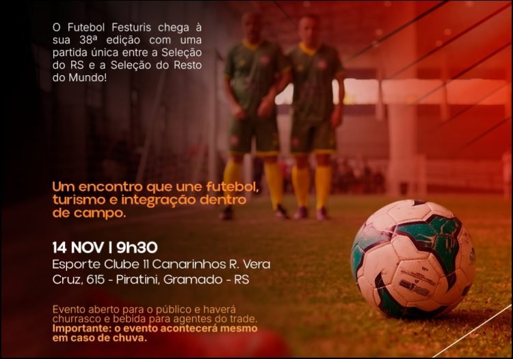 Futebol do Festuris : esporte, turismo e networking há 38 anos